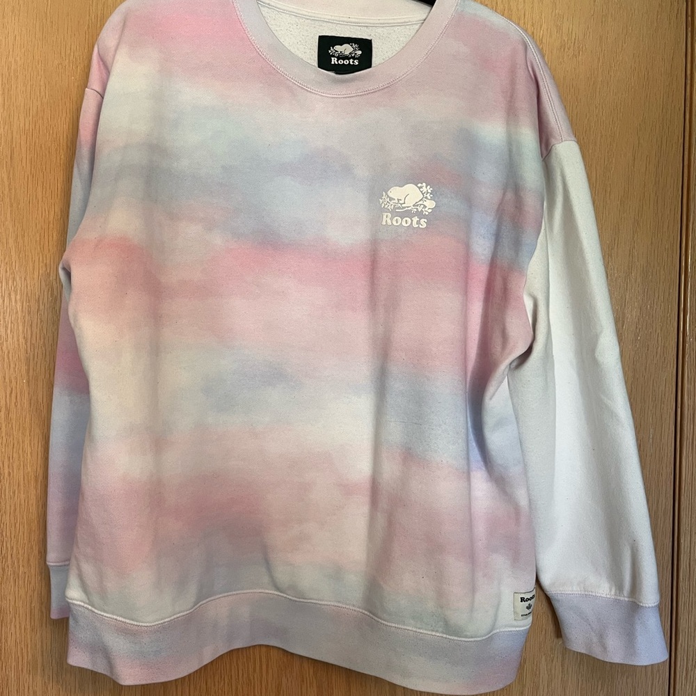 Tye Dye Roots crewneck sweater